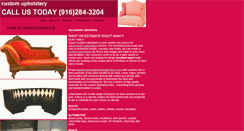 Desktop Screenshot of customupholsteryca.net