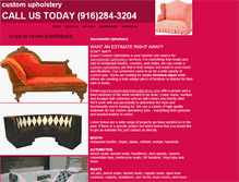 Tablet Screenshot of customupholsteryca.net
